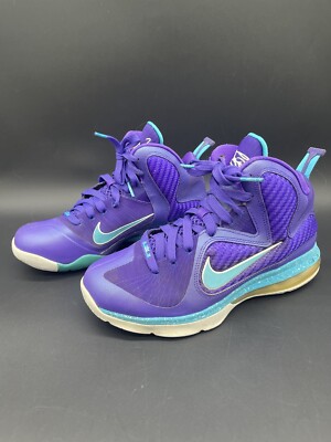 Nike LeBron 9 Summit Lake Hornets Youth Sneakers Size 6Y/Women's