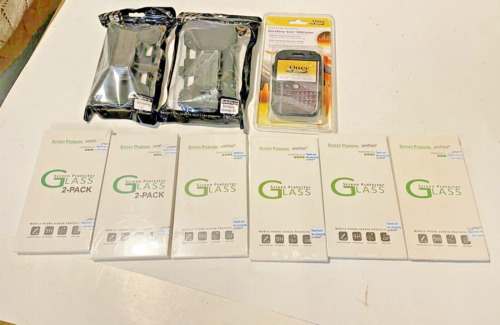 MIXED Lot Samsung Galaxy S7, GLSX2, Phone Cases & Glass Screen Protector PACKS