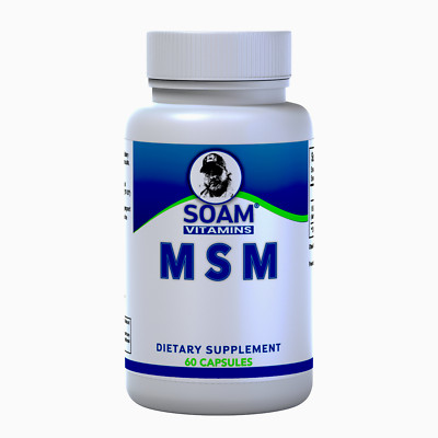 MSM 1000 mg - MSM Supplement - Joint Structure, Function & Comfort - 60 Capsules