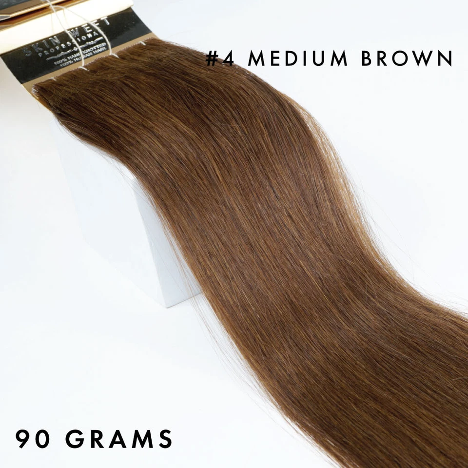 Extensiones de cabello humano Remy con cinta Skinweft de The Hair Shop, variedad de tipos Foto 4 de 4