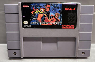 Art of Fighting (Super Nintendo Entertainment System, 1993) TESTED AUTHENTIC