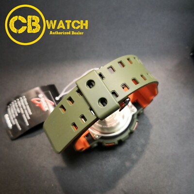 CASIO G-SHOCK GA-110LN　カーキ×オレンジ Casio Green Orange G SHOCK X-Large Digital Analog Quartz GA-110LN