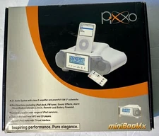 Pixxo MiniBooMX 2.1 Audio System w/iPod Dock
