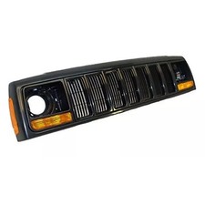 For 1997-2001 Jeep Cherokee Header Panel Grille Headlamp Door Marker Lights 8pc