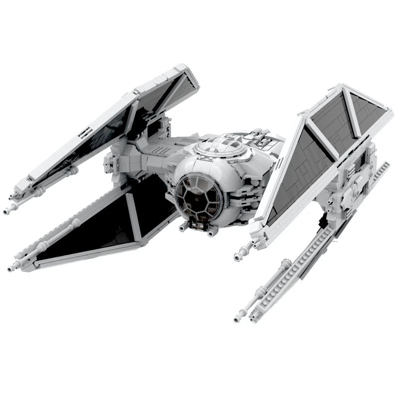 Modubrix Mocs Building Blocks TIE Avenger 1300 Pieces Set Bricks Toys Kits - Image 2 of 4