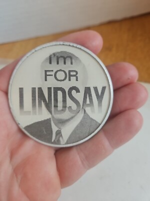 im for lindsay flasher President Pin Back Campaign Button