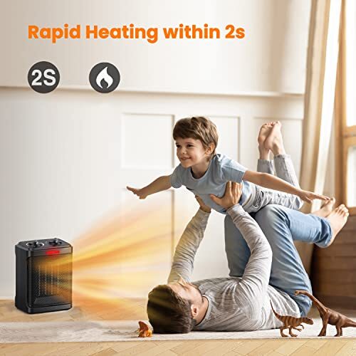 andily Portable Electric Space Heater for indoor use,1500W Ceramic Portable  H… | Inox Wind