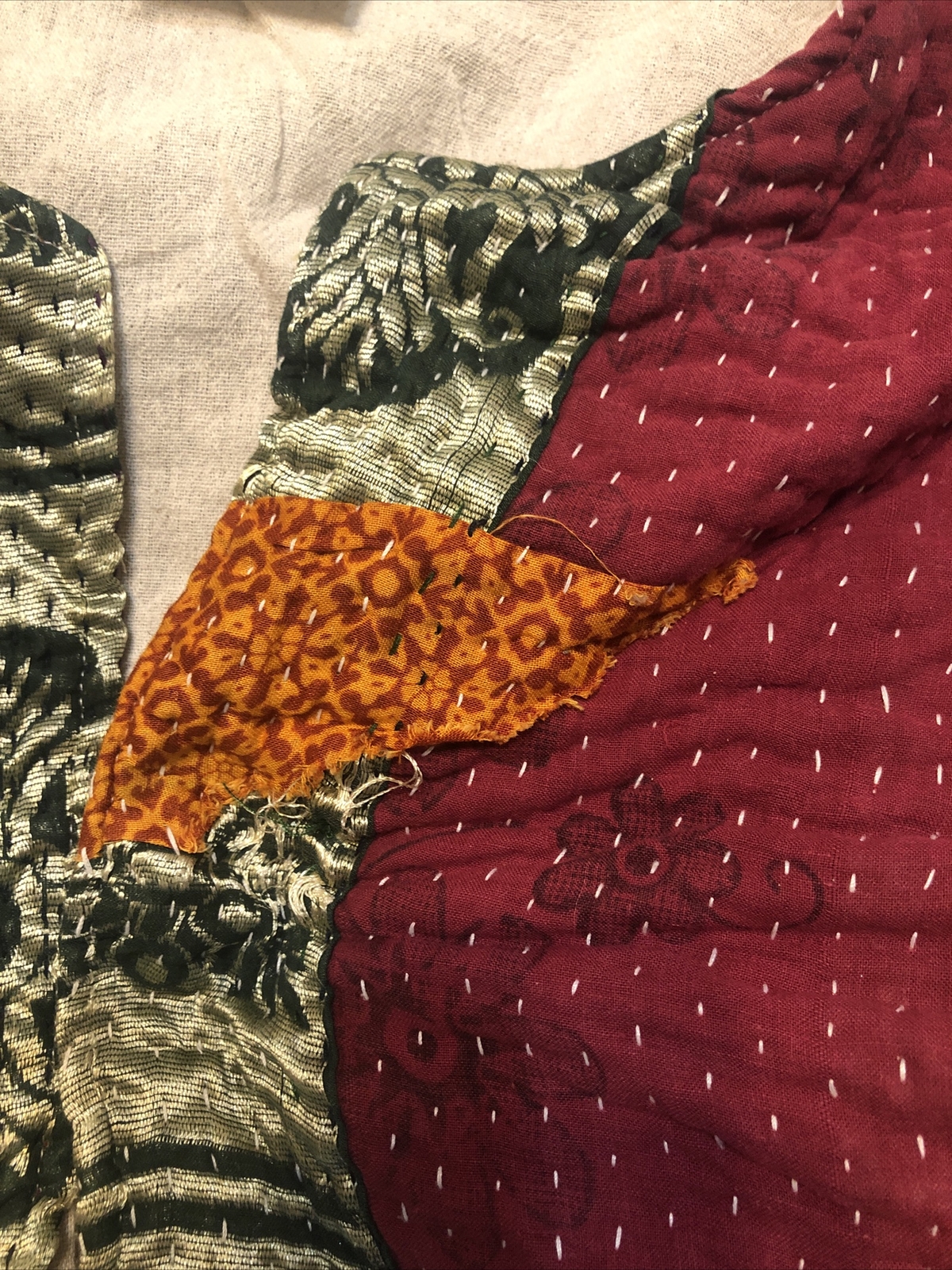 Yaatree Patchwork Quilt Jacket Boho Cottagecore H… - image 5