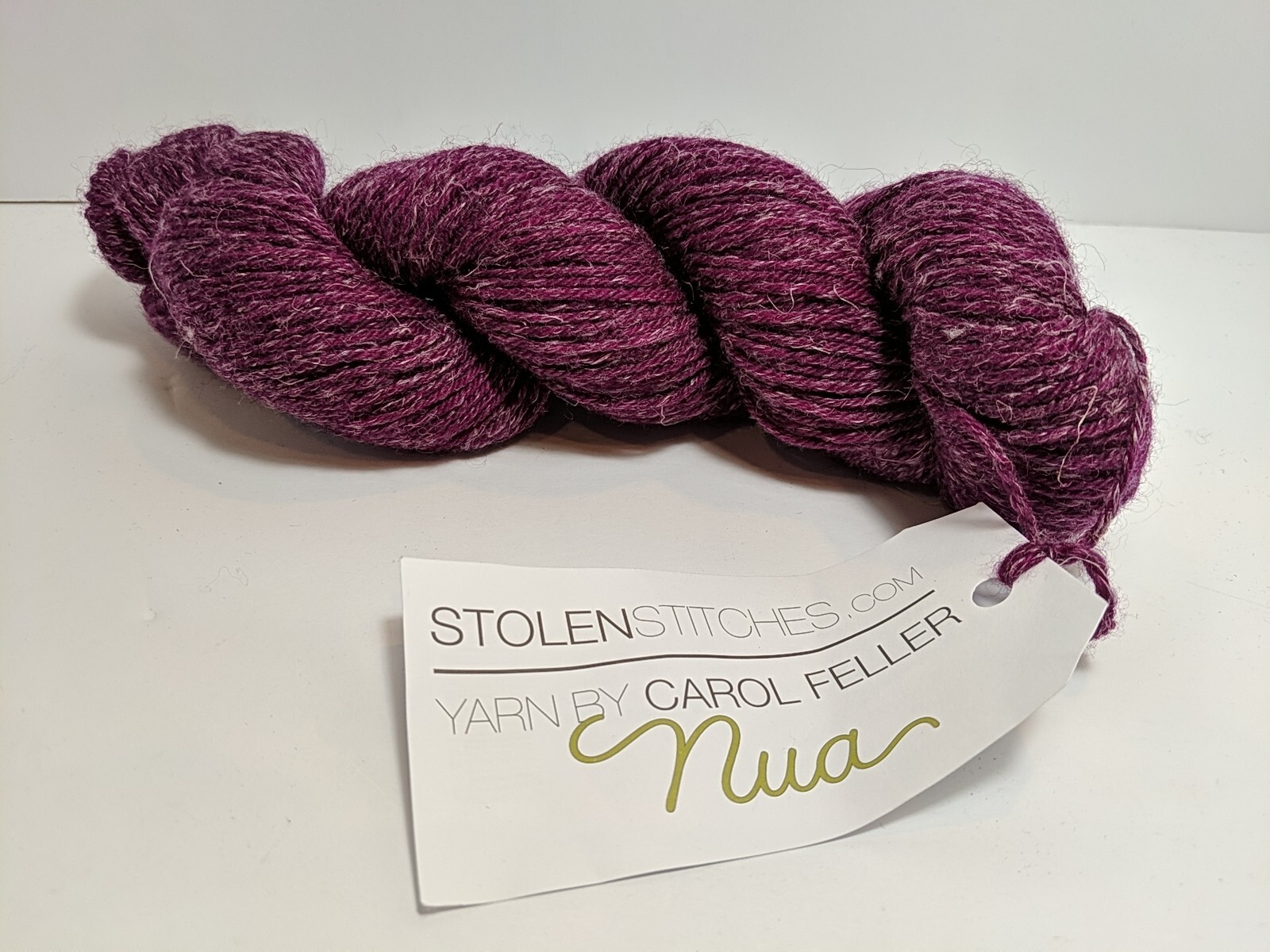 Rare 1 New Skein Stolen Stitches Carol Feller Nua Sport Yarn in Cafe