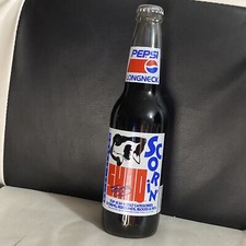 Pepsi Shaq Attaq Paq Vintage 1992-1993 Season Long Neck Full Bottle Jammin’