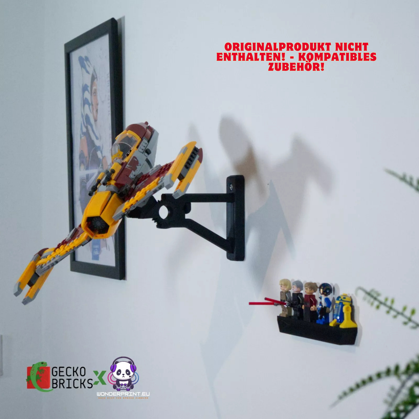 Halterung Halter Display passend für LEGO Star Wars Shin Hatis Starfighter 75364