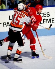 Esa Tikkanen, Igor Larionov All Stars NHL, Russia Rendez-vous '87 8x10 Photo