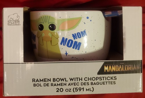 Star Wars The Mandalorian or The Child Ramen Bowl With Chopsticks - Choose One - Picture 6 of 17
