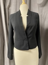 Modern Black Notched Blazer
