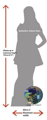 Skye Townsend (Long Dress) Life Size Cutout - Picture 2 of 6