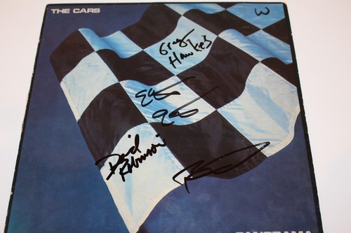 THE CARS BAND SIGNED 'PANORAMA' VINYL ALBUM RECORD w/COA PROOF x4 RIC OCASEK - Picture 2 of 7