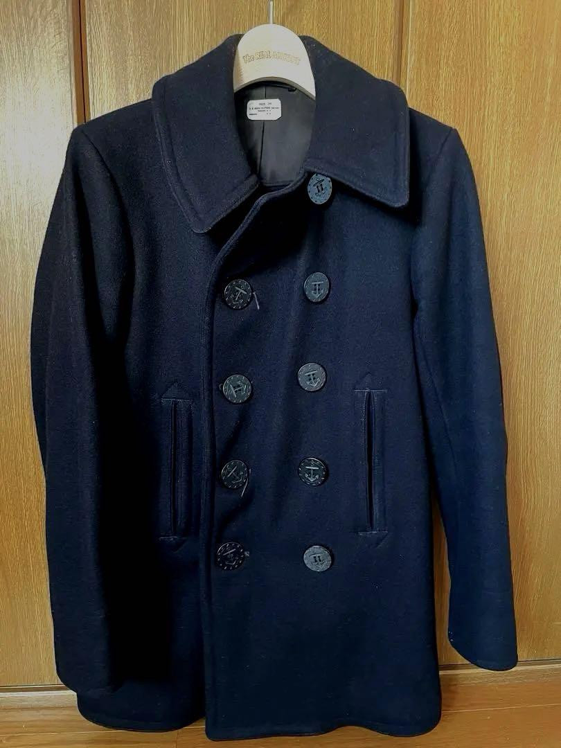Real Mccoy'S Pea Coat Us.Navy Wwii