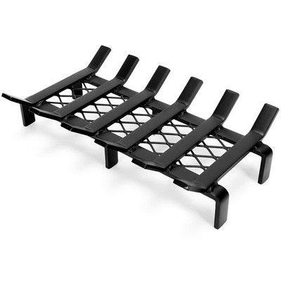 WILLOW WEAVE 17'' Fireplace Grate with Ember Retainer, Wood Stove 17in