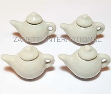 100 Dollhouse Miniature Ceramic Teapots Barbi Teapot Food Diorama Wholesale Lot