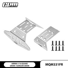 Patín de chasis F&R de acero inoxidable GPM para ARRMA 1/16 Quake Grom Gorgon Grom