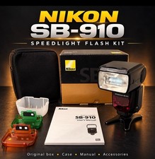 Nikon Speedlight SB-910 AF Shoe Mount Flash Brand New Original Box Please READ