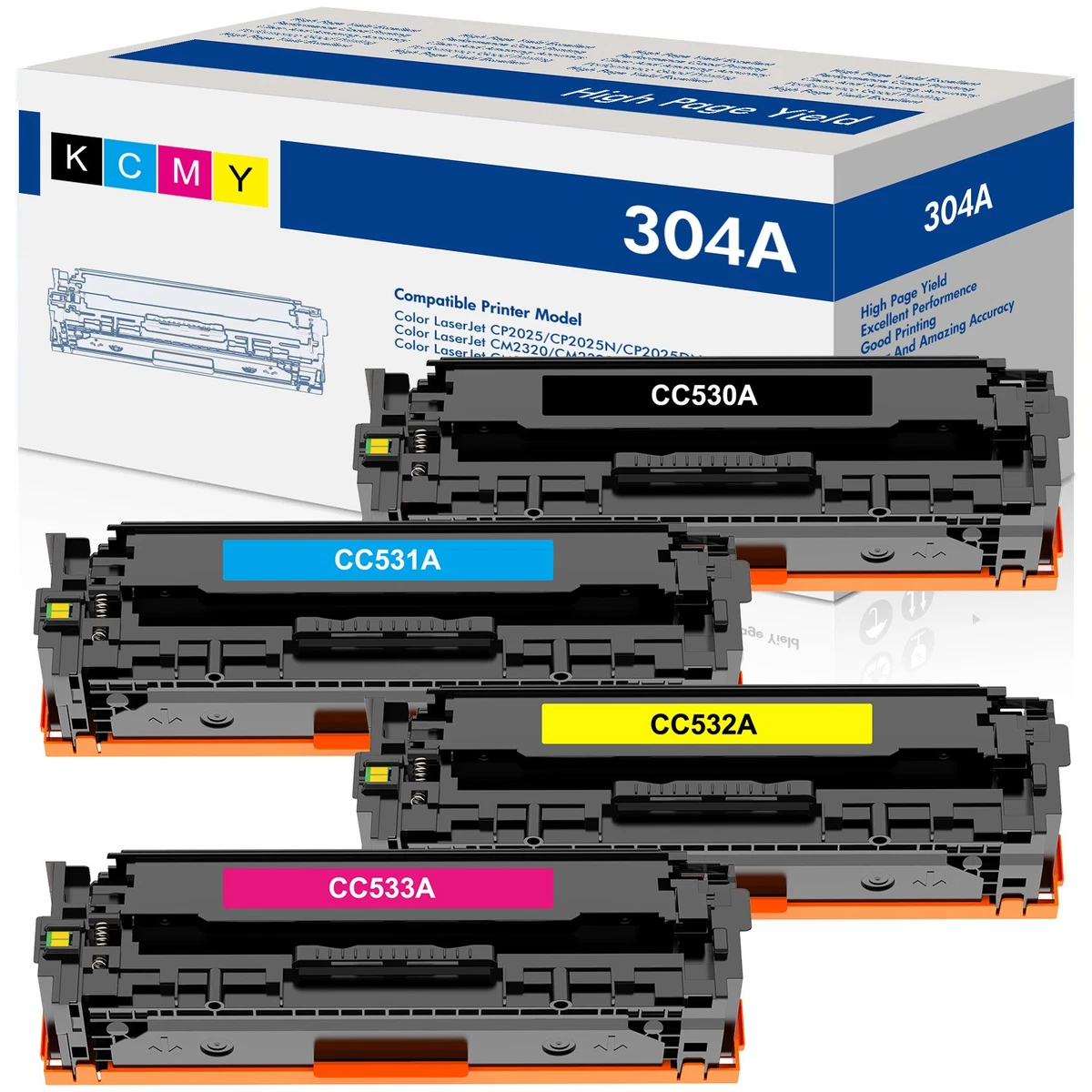 Cartuccia Toner Compatibile Per HP CC530A Nero - Per Stampanti Laser HP CP2020 CP2025 CM2320