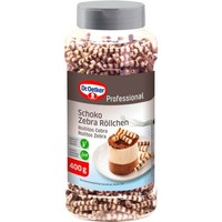 Dr. Oetker Schoko Zebra RöLlchen Dekor 400,0 G, 1 St.