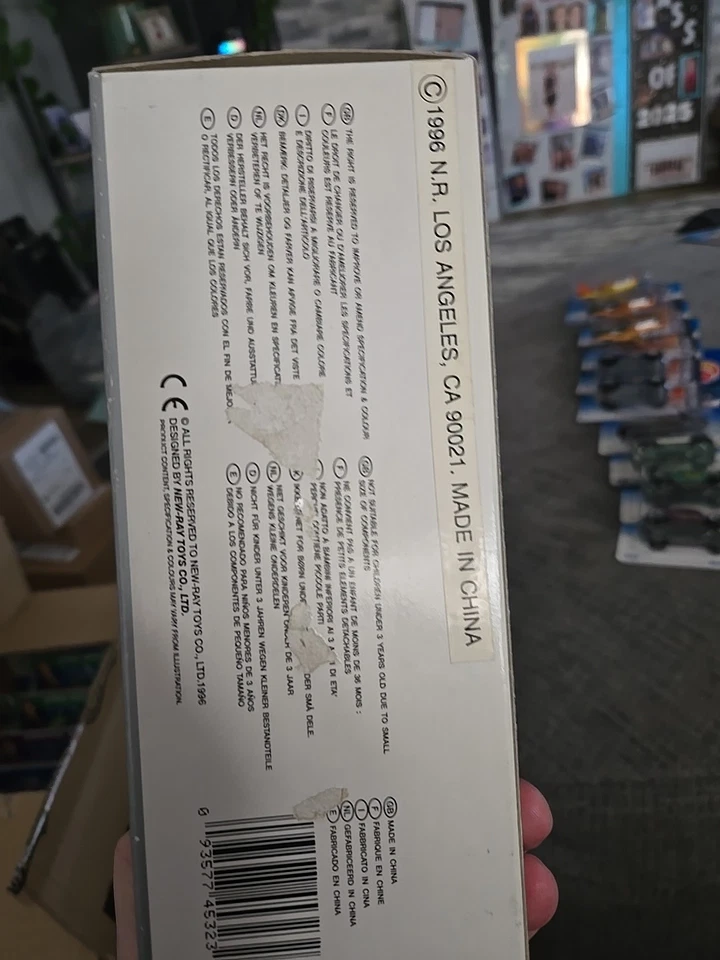 1996 New-Ray HUMMER SUPER FRICTION 4X4 ~ 1/32 Diecast Model 45323 Blue - Image 3 of 4