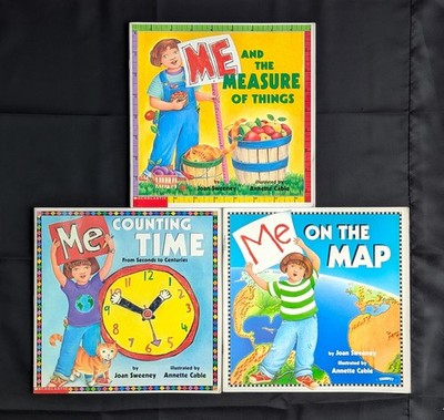 Lot Of 3 Joan Sweeney Books Me On The Map Counting Time Measure Of Things