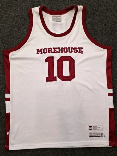 Morehouse College Maroon Tigers Headgear Basketball Jersey Men's XXXL 56