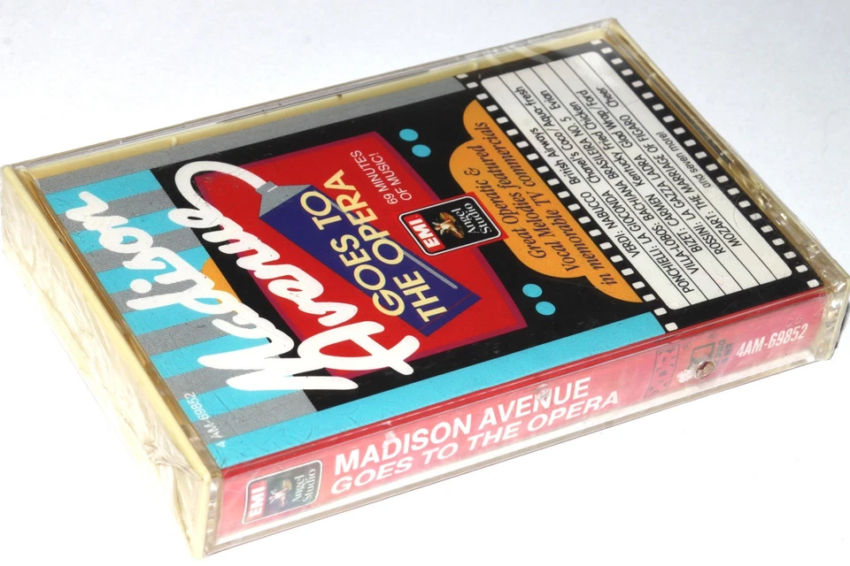 Madison Avenue Goes To The Opera (Cassette Tape 1989) Classical NEW SEALED - Image 3 of 4