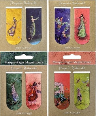2er Set Gaelle Boissonnard ''Magnet-Lesezeichen'' Bookmark 25x60 mm Auswahl 2