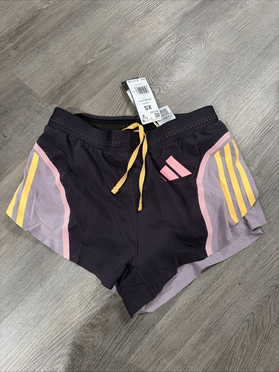 Adidas Adizero Pro Elite Promo Shorts 2” Womens XS Split Lined
