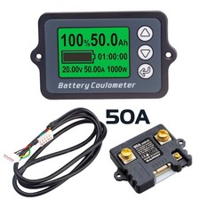 TK15H High Precision LiFePO/Lithium/Lead Acid Battery Tester Voltmeter 50A 100V