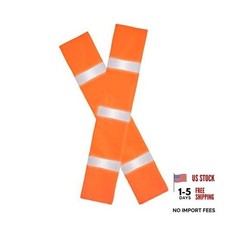 2 Packs Orange Seat Belt Cover High Visibility Safety Seat Belt Cover