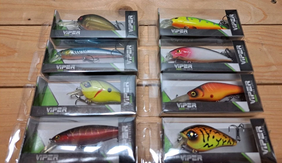 10 × VIPER Wobbler Jerkbaits Crankbaits Angeln Köder Set NEU Raubfisch Hecht OVP - Bild 4 von 4