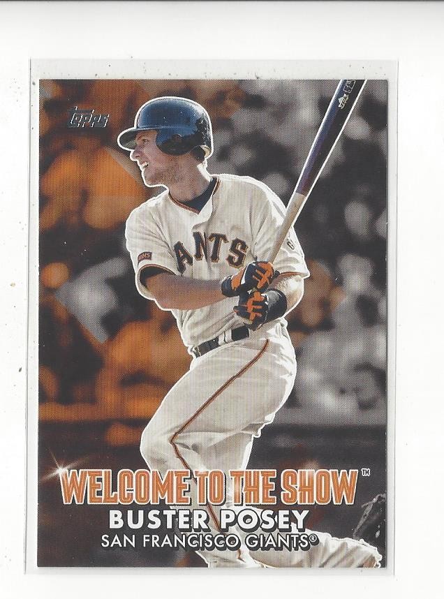 2022 Topps Welcome to the Show #WTTS3 Buster Posey Giants