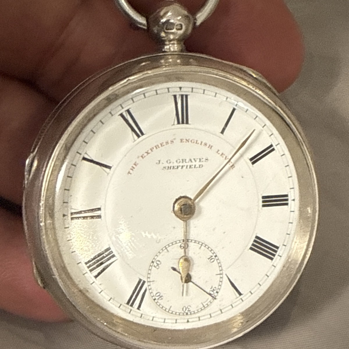 Jg Graves Lever Pocket Watch GRAVES THE WESTVILLE LEVER SHEFFIELD