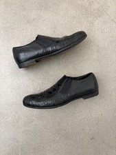 Vintage Prada 100% GENUINE CROCODILE OXFORDS LOAFERS/DRIVERS 9.5 US