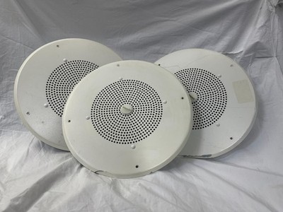 Valcom V-1020C  - Paging Speaker - Lot of 3 - 8 Inch with Volume Control Ceiling