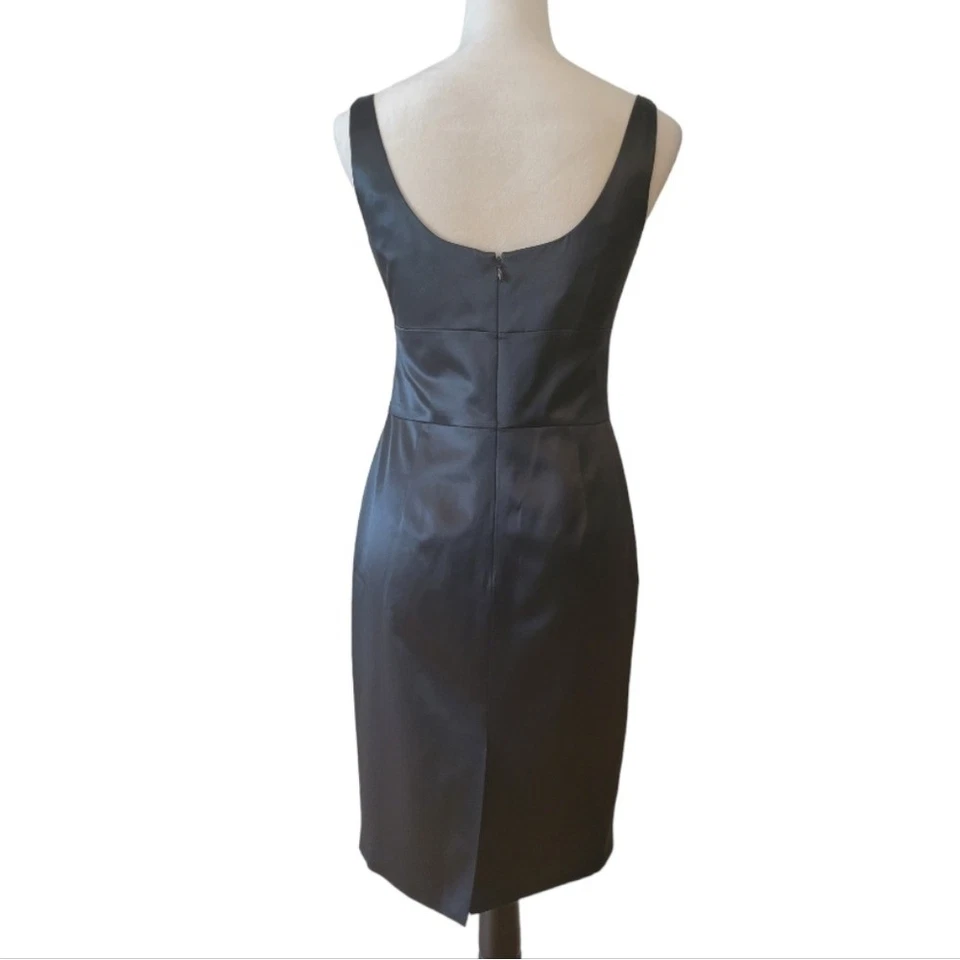 Talbots 100% Silk 2 Piece Dress & Jacket Suit Size 4 - Image 4 of 4