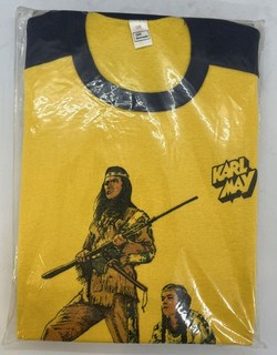T Shirt Karl May Winnetou Nscho tschi Pierre Brice Größe 128 100% Baumwolle
