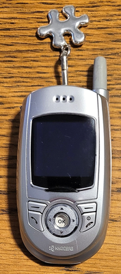Kyocera Slider Sonic SE44 - Silver ( CDMA ) Super Rare Slider