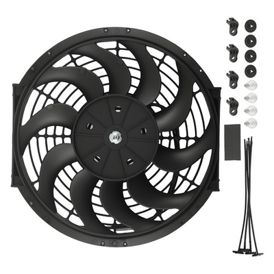#ad 12quot; High CFM Electric Fan for Universal Radiator Cooling 240W 2250RPM 10 Blades $18.15