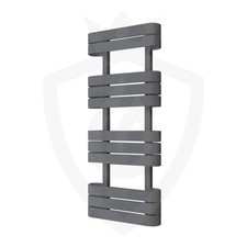 Anthracite Designer Towel Rail Radiator Bathroom Heater 500mm x 1200mm "Claro"