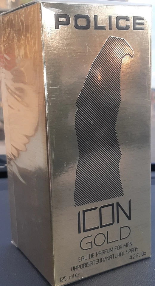 Police Icon Gold EDP 125ml Brand New Sealed Discontinued - image 2 of 4