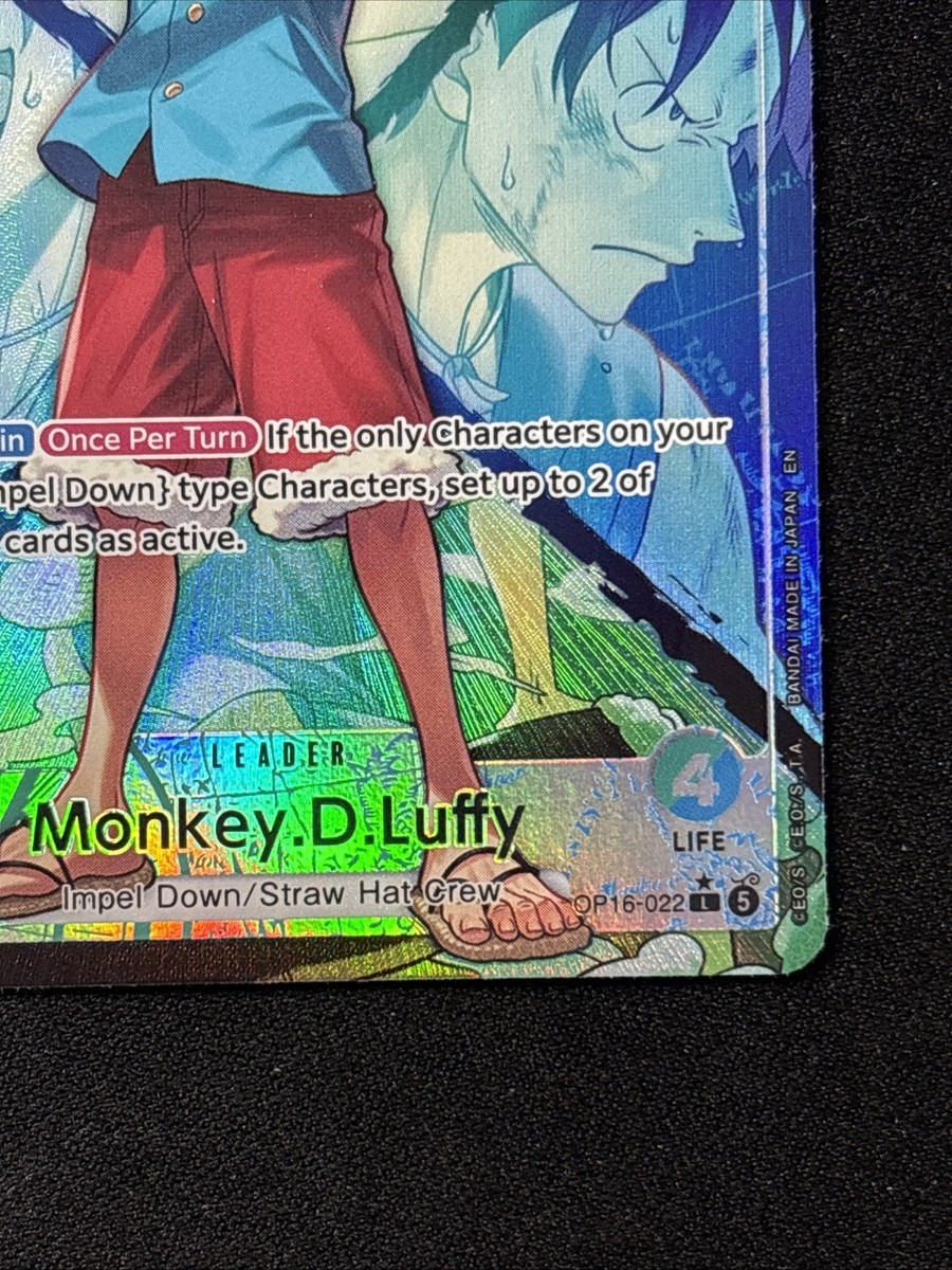 2026 The Time Of Battle Monkey D Luffy Op16-022 Leader Alt Art | eBay