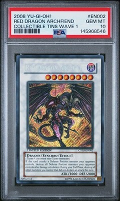 2008 YU-GI-OH! COLLECTIBLE TINS WAVE 1 #EN002 RED DRAGON ARCHFIEND