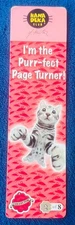 Hana Deka Club 2004 Cat Bookmark Y2K Nostalgia Childhood Reading Kitty Geddes