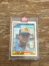 Ted Simmons HOF 2023 Topps Signature Series /15 Brewers Cardinals